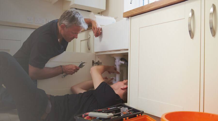Professional burst pipe repair services in Delphos, KS